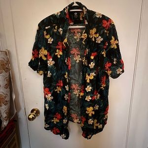 Men’s floral button up